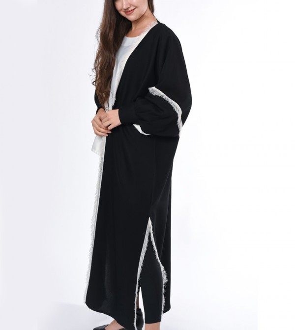Moistreet  Arabian Clothing - Black Abayas