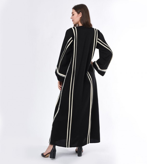 Moistreet  Arabian Clothing - Black Abayas