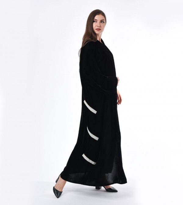 Moistreet  Arabian Clothing - Black Abayas