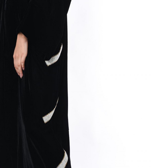 Moistreet  Arabian Clothing - Black Abayas