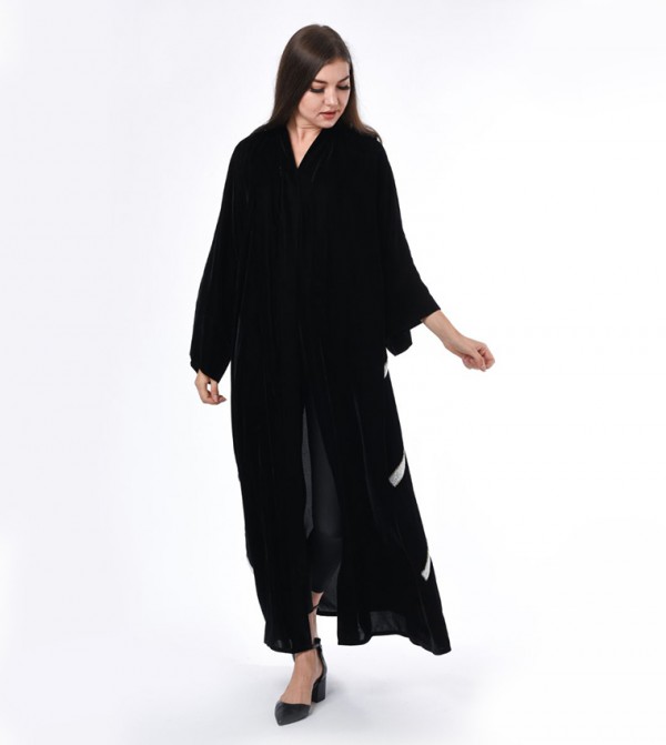 Moistreet  Arabian Clothing - Black Abayas