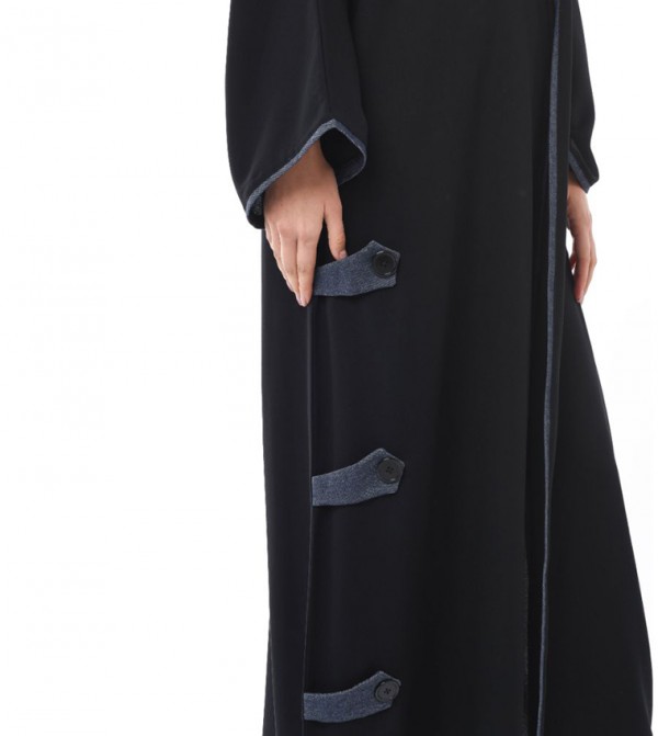 مويستريت  ملابس عربية  - أسود Abayas