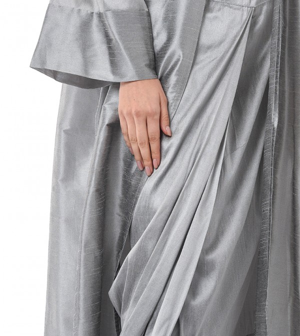 Moistreet  Abayas - Grey Abayas