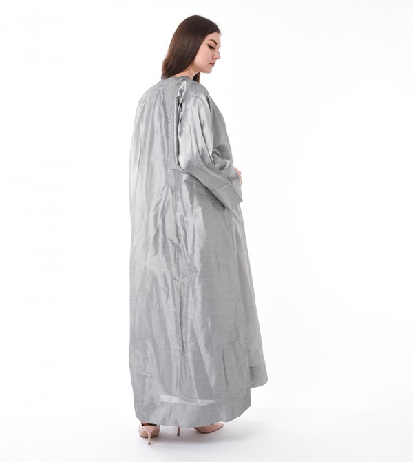 Moistreet  Abayas - Grey Abayas