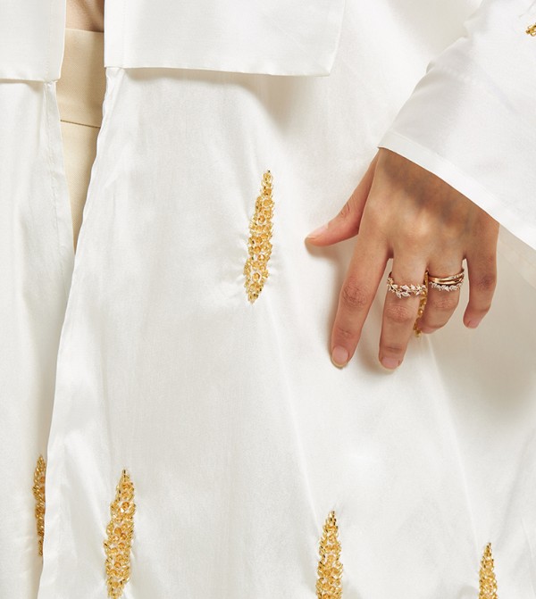 Moistreet  Abayas - White Abayas