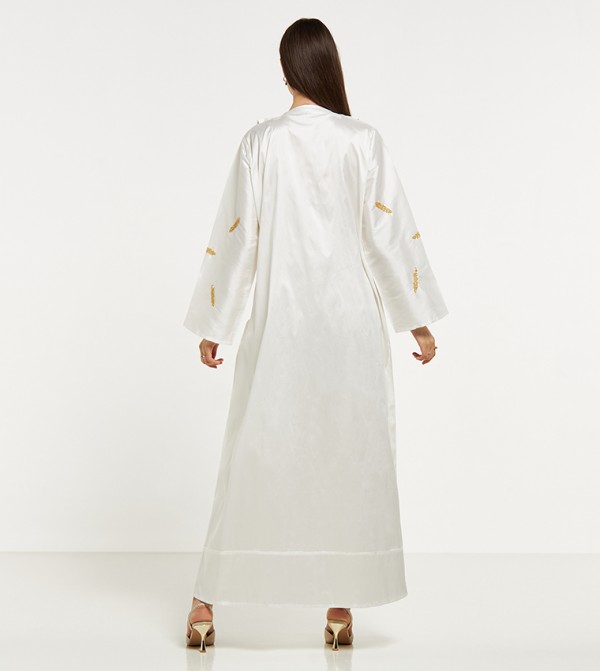 Moistreet  Abayas - White Abayas