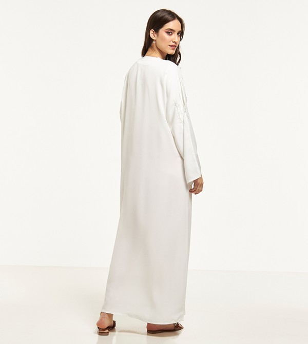 Moistreet  Abayas - White Abayas