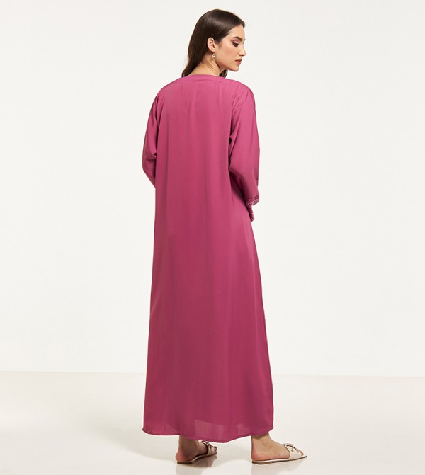 Moistreet  Clothing - Pink Abayas