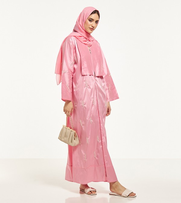 Moistreet  Abayas - Pink Abayas