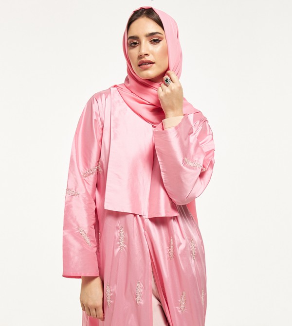 Moistreet  Abayas - Pink Abayas