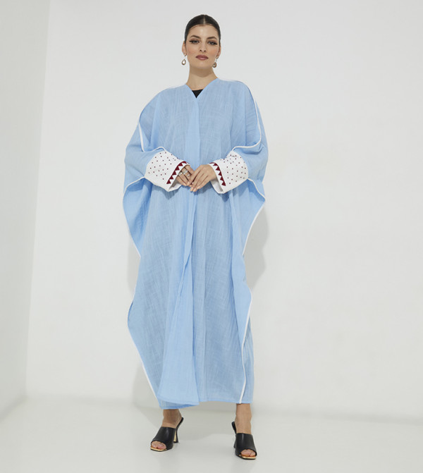 Moistreet  Arabian Clothing - Blue Abayas