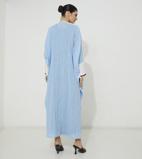 Moistreet  Arabian Clothing - Blue Abayas