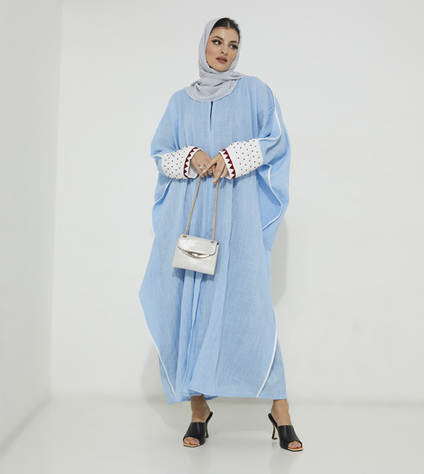 Moistreet  Arabian Clothing - Blue Abayas