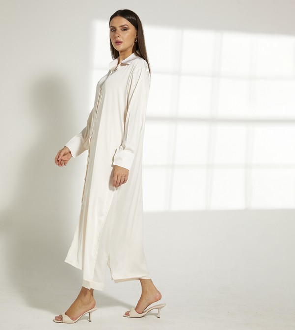 Moistreet  Clothing Sets - Off White Co-Ord Sets