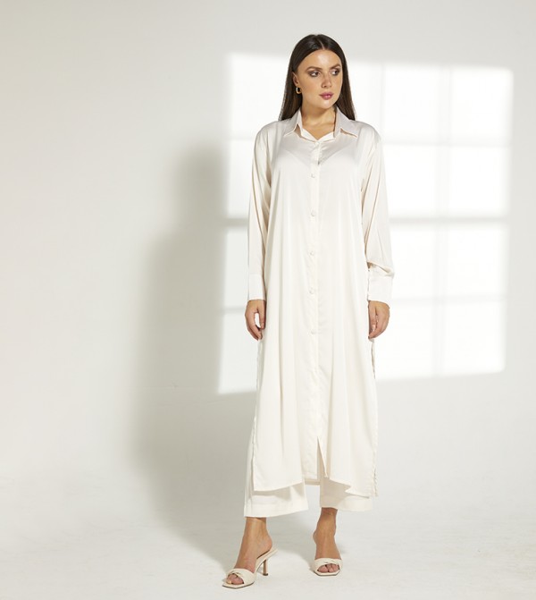 Moistreet  Clothing Sets - Off White Co-Ord Sets