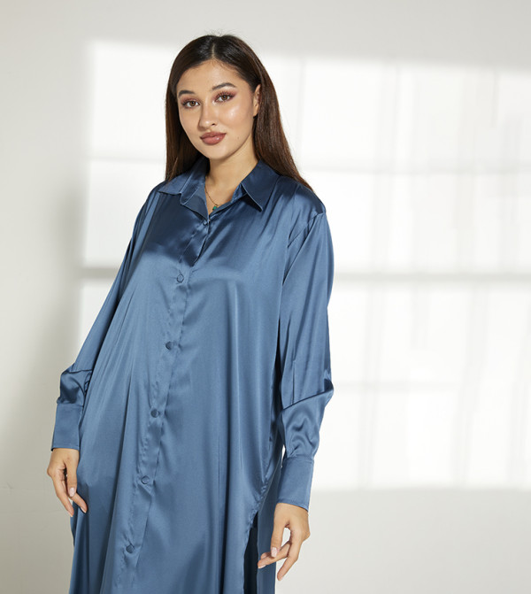 Moistreet  Co-Ord Set - Blue Co-Ord Sets