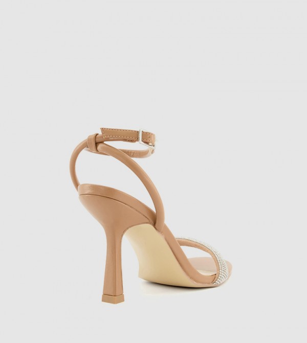 هيد أوفر هيلز  - بني  Heeled Sandals