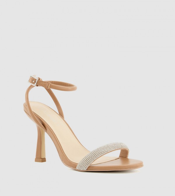 هيد أوفر هيلز  - بني  Heeled Sandals