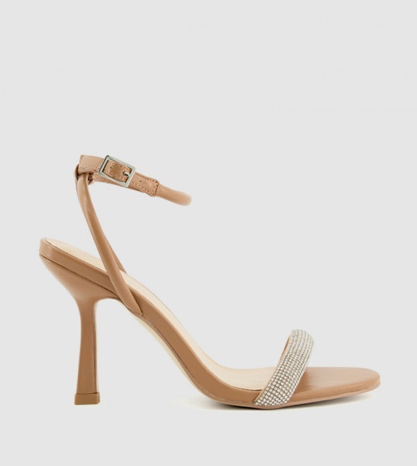 هيد أوفر هيلز  - بني  Heeled Sandals