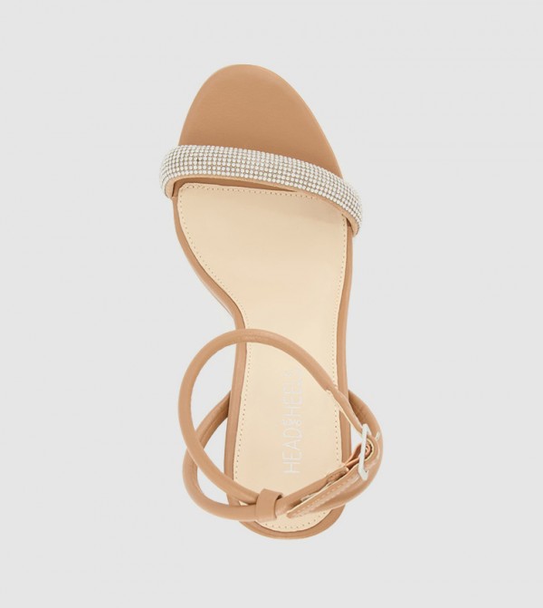 هيد أوفر هيلز  - بني  Heeled Sandals