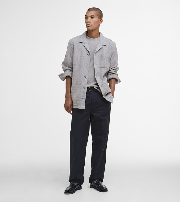 باربور  قمصان - رمادي Long Sleeves