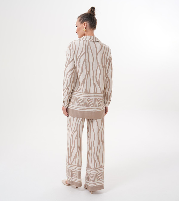 مارڤيلا من رشا  أطقم ملابس - بيج Co-Ord Set