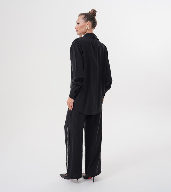 مارڤيلا من رشا  أطقم ملابس - أسود Co-Ord Set