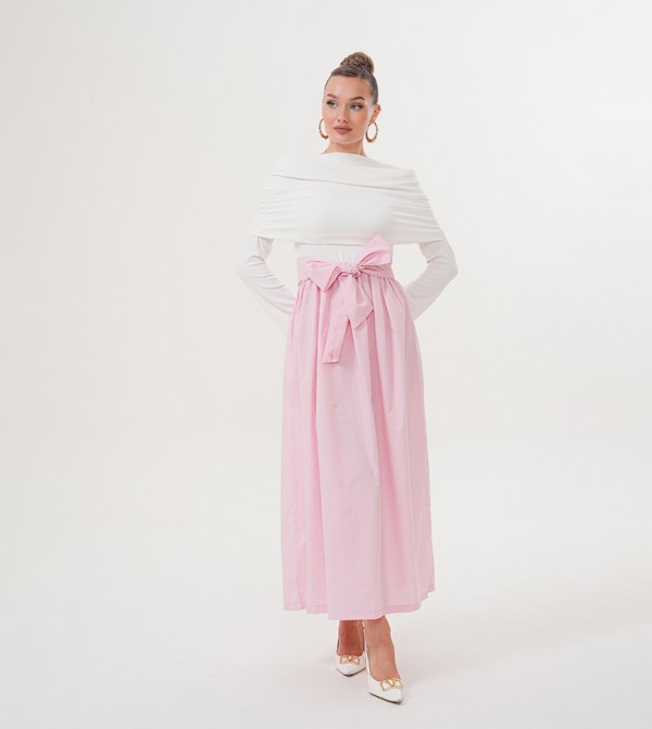 Marvella By Rasha  Clothing - Pink Maxi Dresses