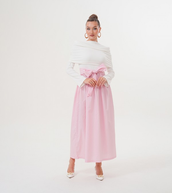 Marvella By Rasha  Clothing - Pink Maxi Dresses