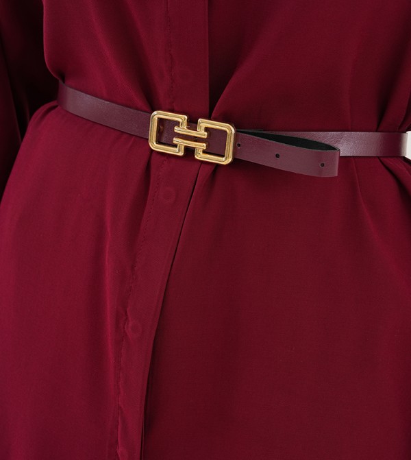 Marvella By Rasha  Co-Ord Set - Maroon Co-Ord Set