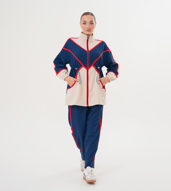 Marvella By Rasha  Arabian Clothing - Blue Track Suits