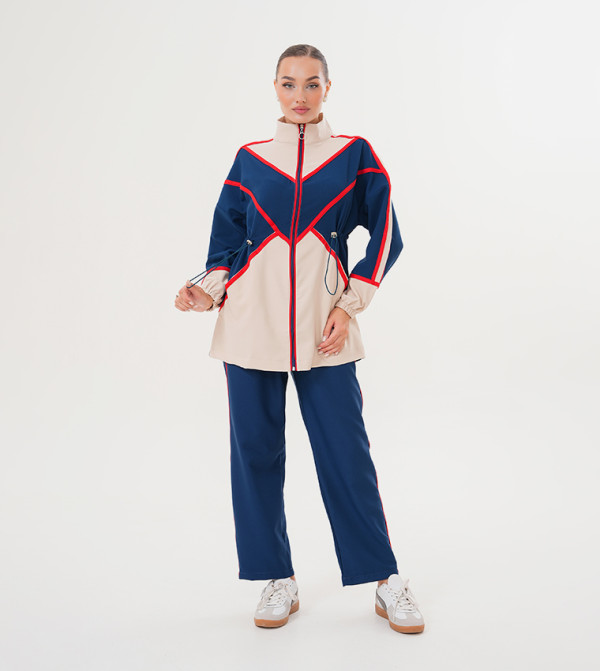 Marvella By Rasha  Arabian Clothing - Blue Track Suits