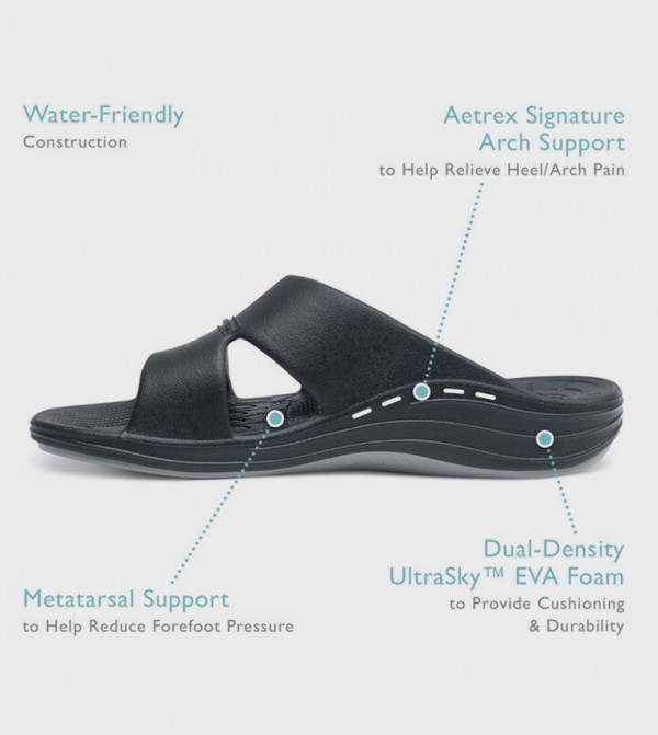Aetrex  - Grey Slides