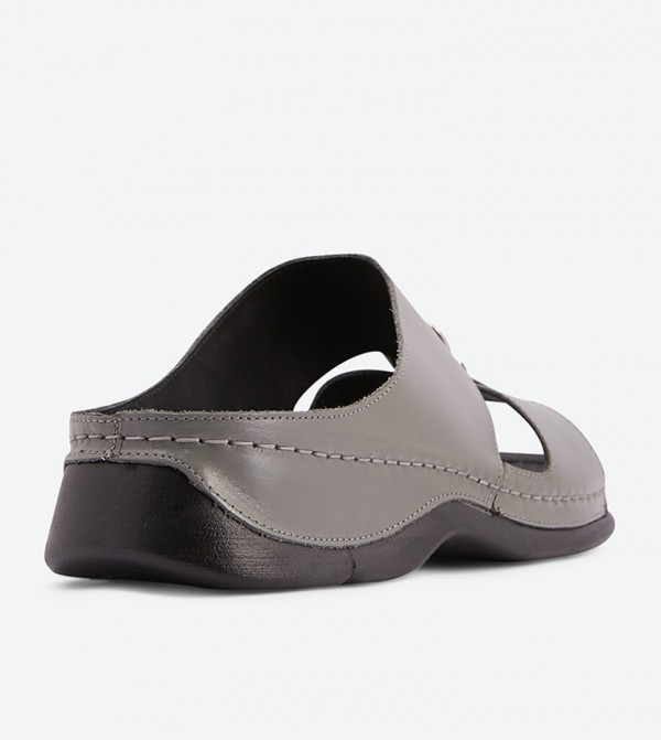 Comfort Plus  - Grey Arabic Sandals