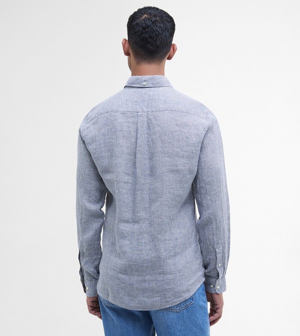 Barbour  five the originals ss25 - Blue Casual Shirts