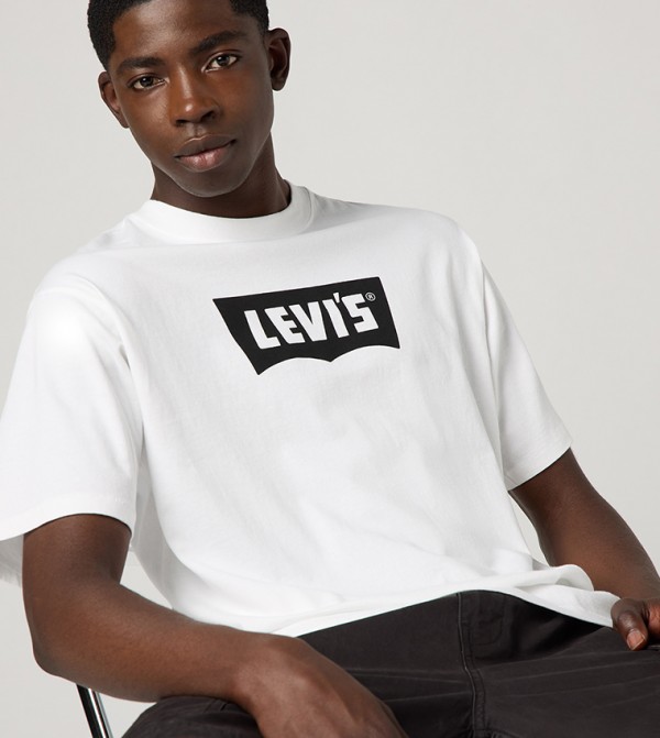 Levi's Levi's - White Round Neck T-Shirts