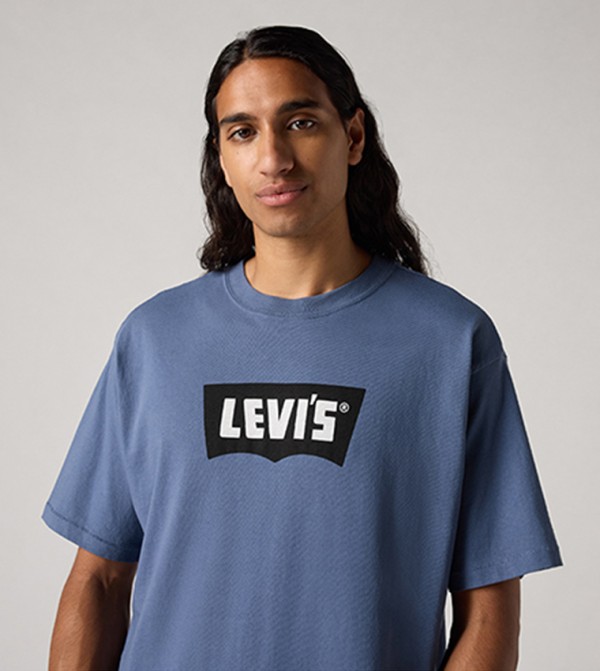 Levi's Levi's - Blue Round Neck T-Shirts