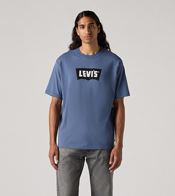 Levi's Levi's - Blue Round Neck T-Shirts
