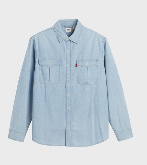 ليفايز  قمصان - أزرق Long Sleeves