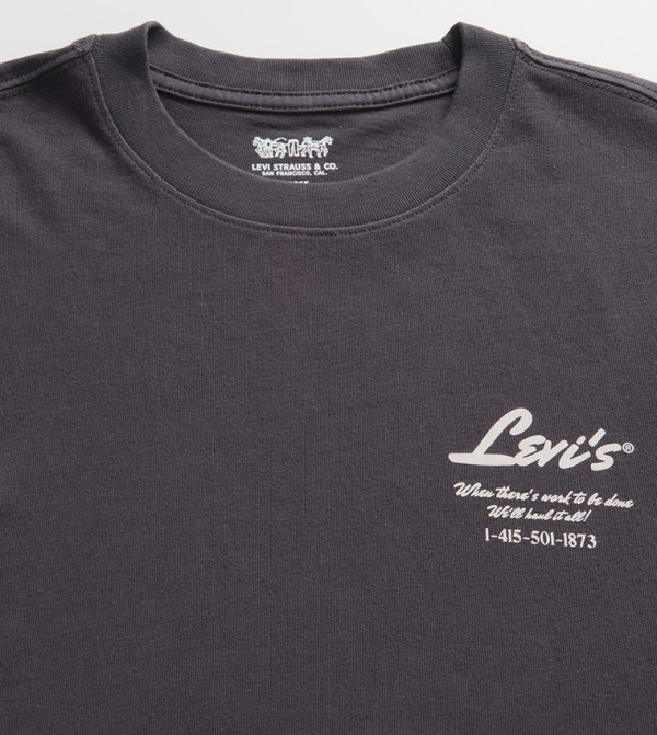 Levi's Levi's - Black Round Neck T-Shirts