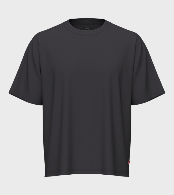 Levi's Clothing - Black Round Neck T-Shirts