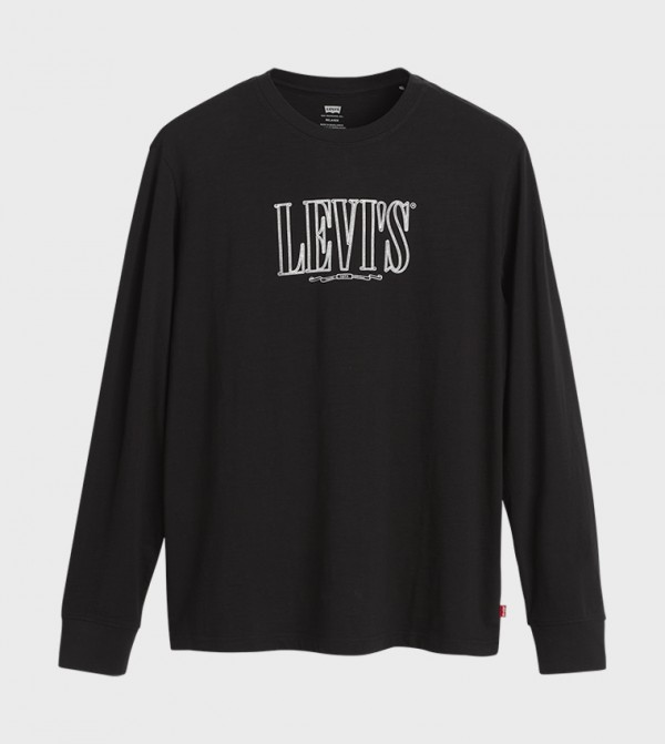 ليفايز  تيشرتات وبلايز - أسود Round Neck T-Shirts