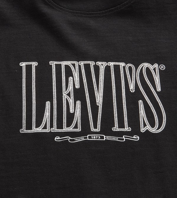 ليفايز  تيشرتات وبلايز - أسود Round Neck T-Shirts