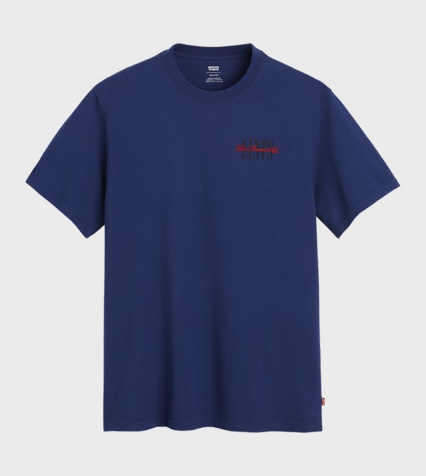 Levi's Levi's - Blue Round Neck T-Shirts