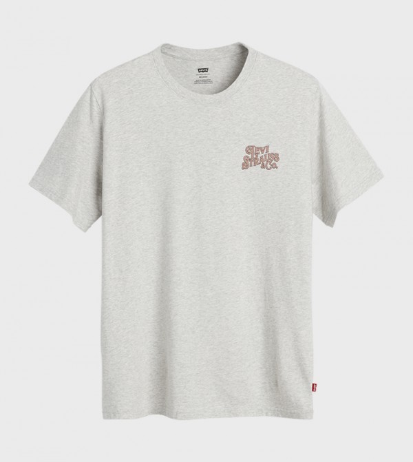 Levi's Levi's - Grey Round Neck T-Shirts