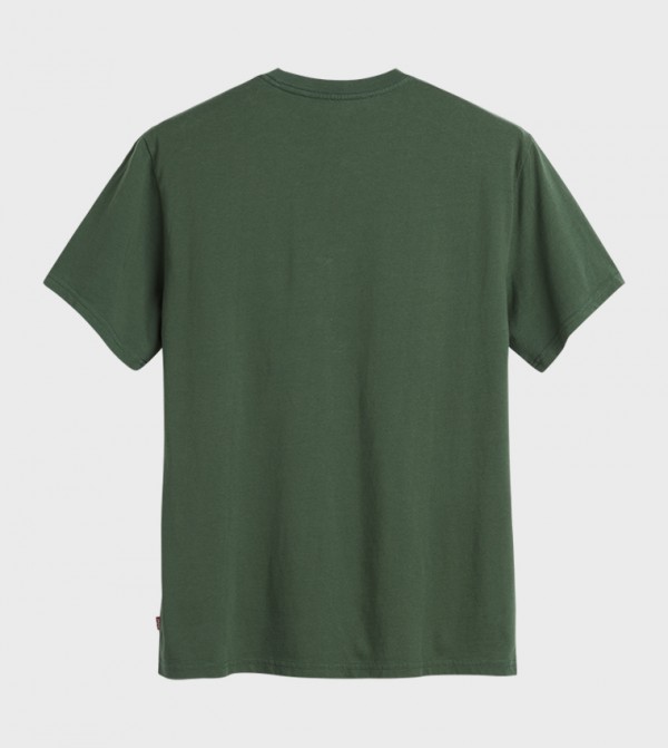 Levi's  Clothing - Green Round Neck T-Shirts
