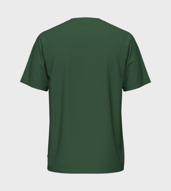 Levi's  Clothing - Green Round Neck T-Shirts