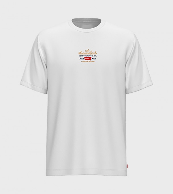 Levi's Levi's - White Round Neck T-Shirts