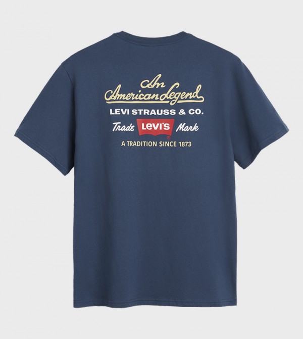 Levi's Levi's - Blue Round Neck T-Shirts