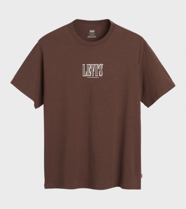 Levi's Levi's - Brown Round Neck T-Shirts